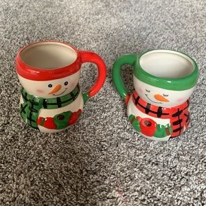 Snowman Mug Set